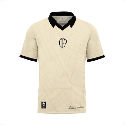 Camiseta Polo Masculina Corinthians 115 anos - Surf Center - Foto 1