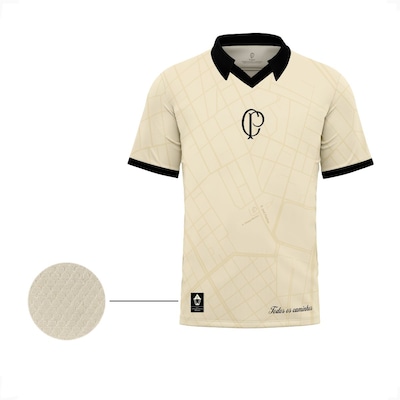 Camiseta Polo Masculina Corinthians 115 anos - Surf Center - Foto 3