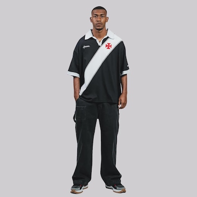 Camiseta Do Vasco da Gama Polo Huge Approve X Masculina - Foto 3