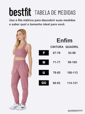 Calça Runner Feminina Enfim Malwee Em Tafetá - Foto 3