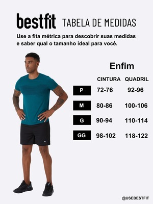 Short Reto Masculino Enfim Malwee Esportivo - Foto 3