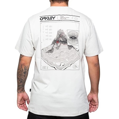 Camiseta Oakley Topography Map SM26 Masculina - Foto 2