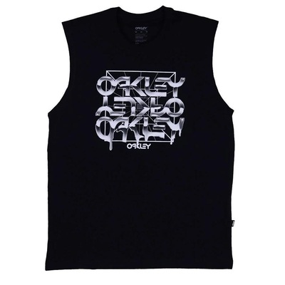 Camiseta Regata Oakley B1B Melted Metal SM26 Masculina - Foto 3