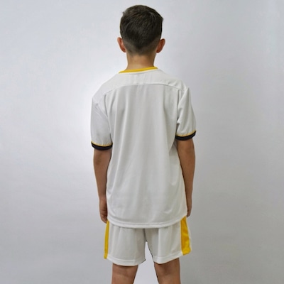 Conjunto Real Madrid Símbolo Mini Craque - Camisa + Shorts Braziline - Infantil - Foto 5
