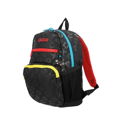 Mochila Xtrem Masculina Infantil Bolt 4XT Gamer 25 Litros - Foto 2