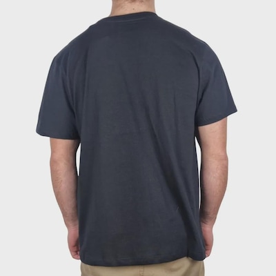 Camiseta Quiksilver Comp Logo Preto Masculino - Foto 4