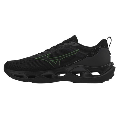 Tênis Mizuno Stratos 3 Corrida Preto - Masculino - Foto 2