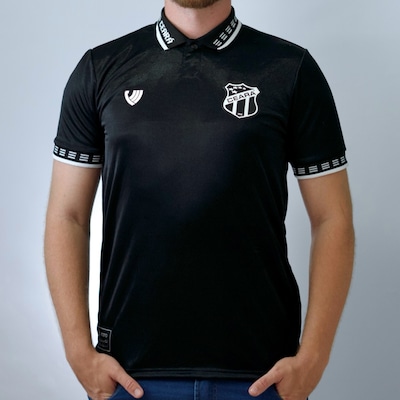 Camisa Ceará Polo 2025 Uniforme 3 Torcedor Vozão - Masculino - Foto 2