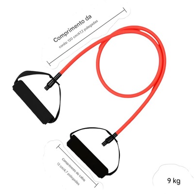 Extensor Elástico Gold Sports Force Pro Tensão 3,5 kga a 13,6 Kgs - Foto 2
