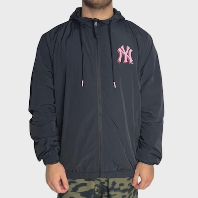 Jaqueta New Era Corta Vento All Core Street MLB Masculina - Foto 1