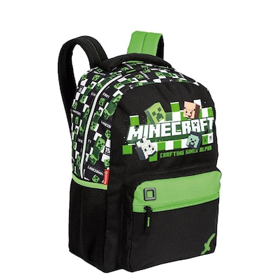 Mochila Sestini Grande Minecraft Plus 15 Anos - Foto 2