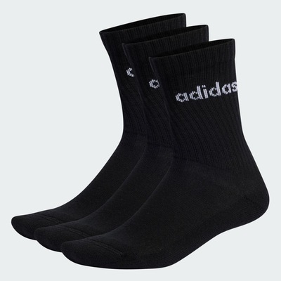 Meia adidas Unissex C Lin Crew - 3 Pares - Foto 3
