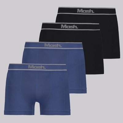 Kit Cueca Boxer Mash sem Costura - 4 Unidades - Foto 1
