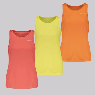 Kit Camiseta Regata Rainha Joy Feminina - 3 Unidades - Foto 1