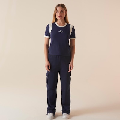 Blusa Fila Ribbed Letter Retro Feminina - Foto 3