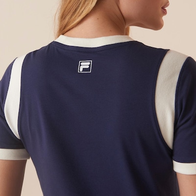 Blusa Fila Ribbed Letter Retro Feminina - Foto 5