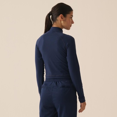 Blusa Manga Longa Fila Cropped Sport Club Feminina - Foto 2