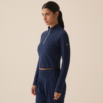 Blusa Manga Longa Fila Cropped Sport Club Feminina - Foto 5