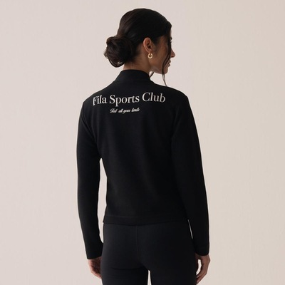 Blusa Manga Longa Fila Regular Sport Club Feminina - Foto 2