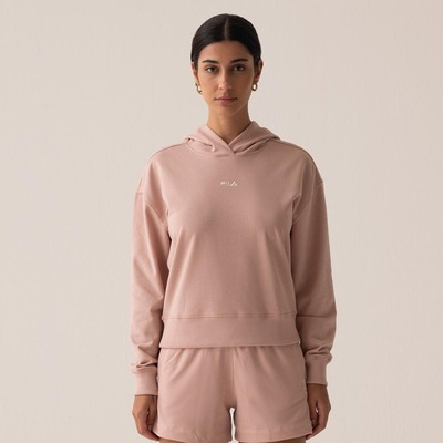 Blusão Com Capuz Fila Basic Classic Light Feminino - Foto 1