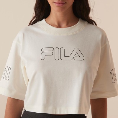 Camiseta Fila Over Outline Union 1911 Feminina - Foto 4