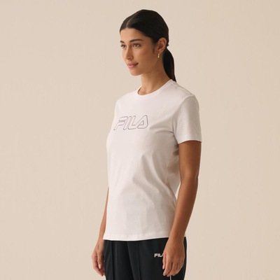 Camiseta Fila Regular Basic Outline Feminina - Foto 1