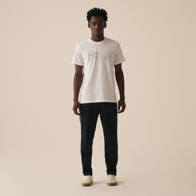 Camiseta Fila Regular Letter Outline Masculina - Foto 3