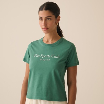 Camiseta Fila Regular Sport Club Feminina - Foto 1
