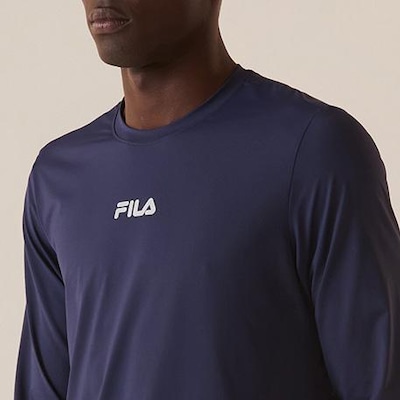 Camiseta Manga Longa Fila Sun Protect Breezy Masculina - Foto 5