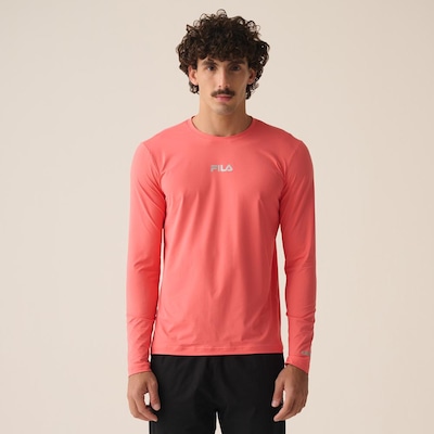 Camiseta Manga Longa Fila Sun Protect Breezy Masculina - Foto 1
