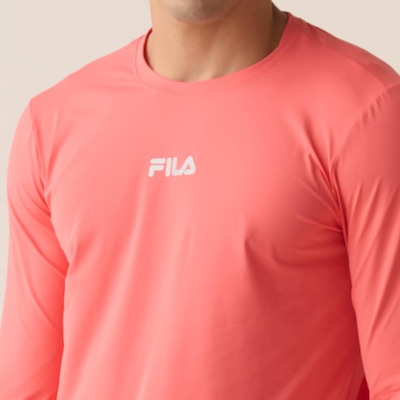 Camiseta Manga Longa Fila Sun Protect Breezy Masculina - Foto 4