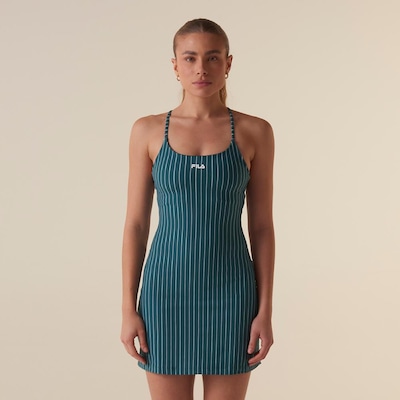 Vestido Fila Future Sports Pinstripes Flow Adulto - Foto 3