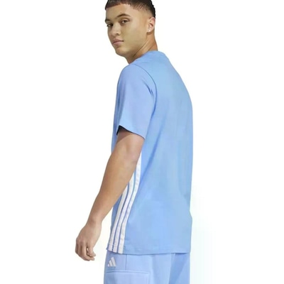 Camiseta Adidas Essentials 3 Listras Masculina - Foto 2