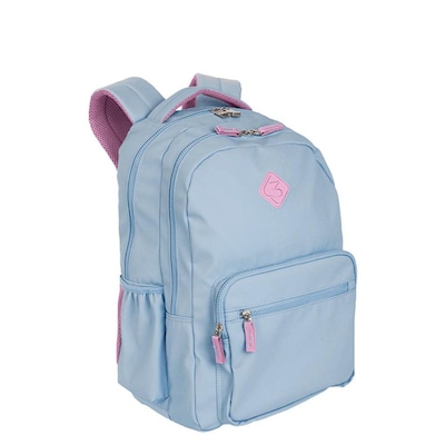 Mochila Sestini 2 Compartimentos College Hydroblock Sky - Foto 2