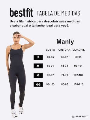 Macacão Longo Manly Decote Costas Feminino - Foto 5