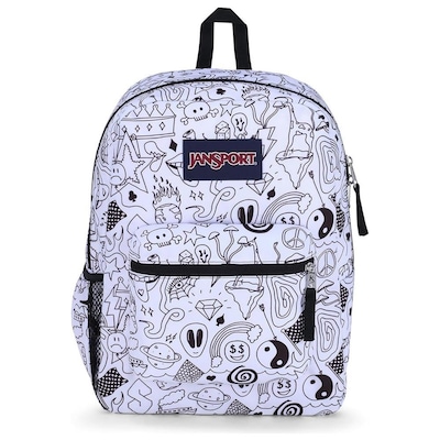Mochila Jansport Cross Town Broken Broadcast 26 Litros - Foto 1