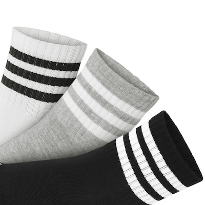 Meia Adidas Cano Baixo Cushioned Sportswear 41 ao 43 - Pack com 3 Pares - Foto 2