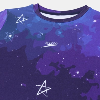 Conjunto De Praia Manga Longa Galaxy Star Kids Speedo Infantil - Foto 3