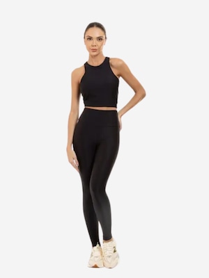 Calça Legging Manly Canelada Cós Alto Feminina - Foto 3