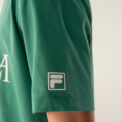 Camiseta Fila Comfort Born In Biella Letter Masculina - Foto 5