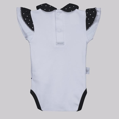 Body Polo Do Santos Coração Branco Feminino FutFanatics - Foto 2