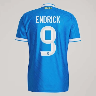 Camiseta Real Madrid III 25/26 Endrick 9 adidas Masculina - Foto 1