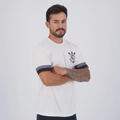 Camiseta Corinthians Details Masculina FutFanatics - Foto 2