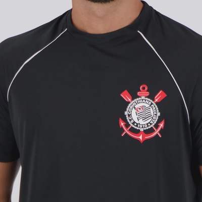 Camiseta Corinthians Logo Masculina FutFanatics - Foto 5