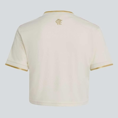 Camiseta do Flamengo III 25/26 adidas Cropped Feminina - Foto 5