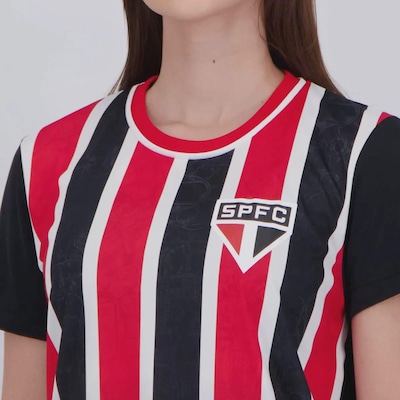 Camiseta Do São Paulo Calleri 9 Romper Feminina FutFanatics - Foto 5