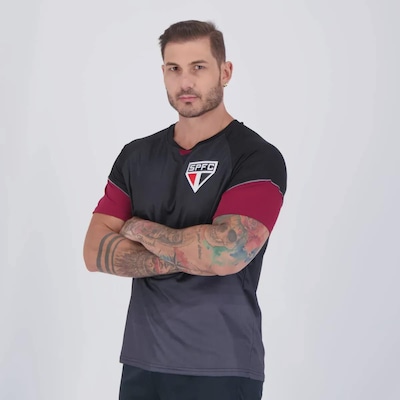 Camiseta Do São Paulo Lucas 7 Gallery Masculina FutFanatics - Foto 4