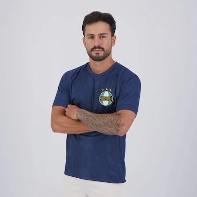 Camiseta Grêmio Classic Midnight Masculina FutFanatics - Foto 3