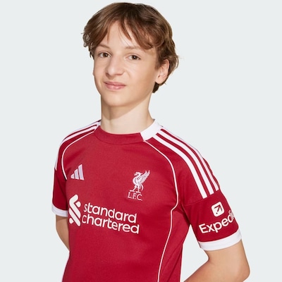 Camisa do Liverpool I 25/26 Torcedor adidas Juvenil - Foto 6