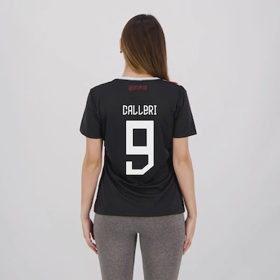 Camiseta São Paulo Calleri 9 Change Feminina FutFanatics - Foto 1